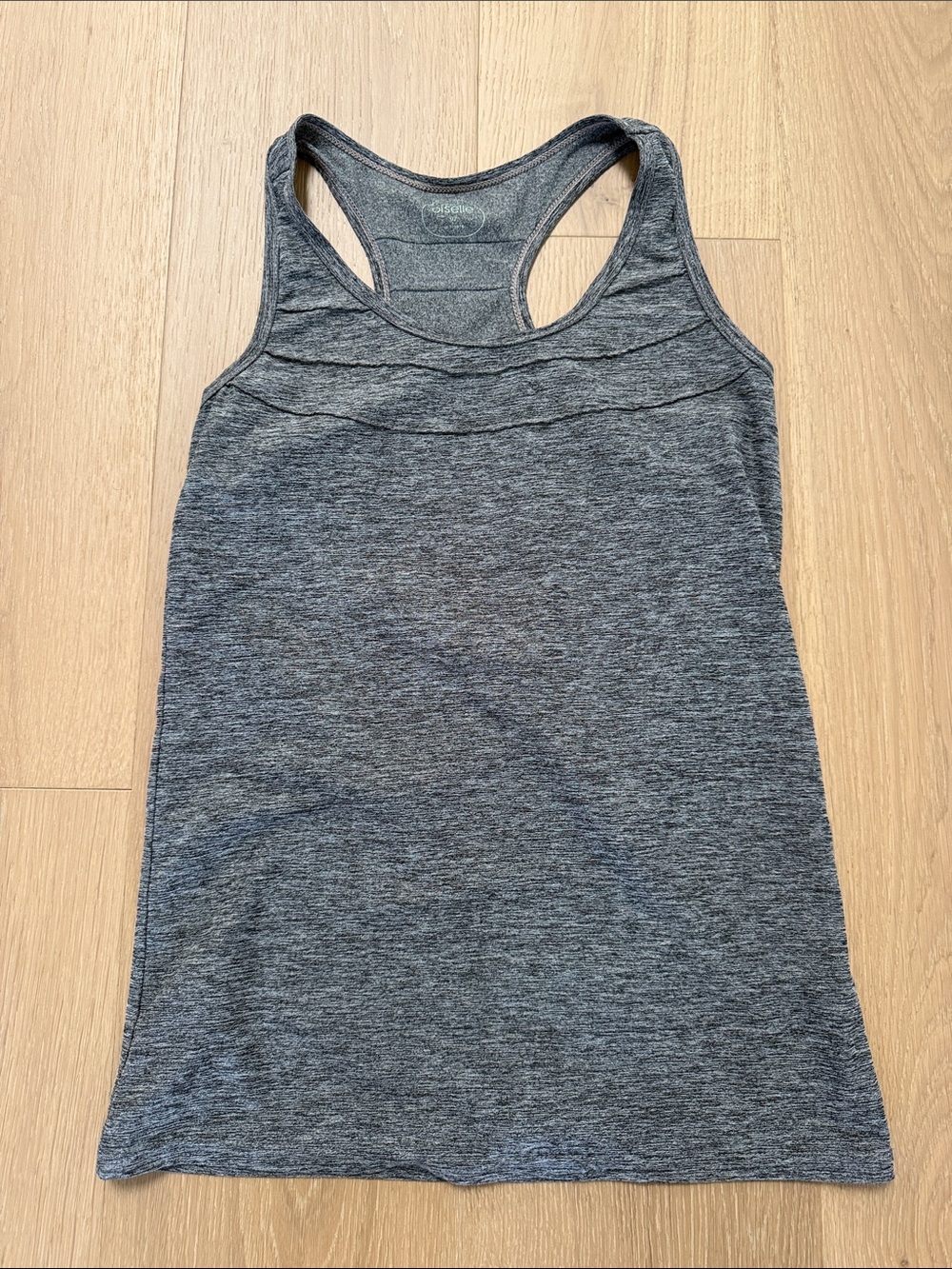 oiselle Gray Racerback Tank Top